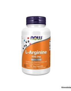 Now L-Arginine 500 mg 100 veg capsules
