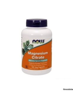 Now Magnesium Citrate Veg Capsules 120 veg capsules