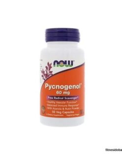 Now Pycnogenol 60 mg with Acerola and Rutin powder 50 veg capsules