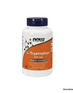 Now L-Tryptophan 500 mg 60 veg capsules