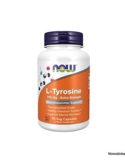 Now L-Tyrosine 750 mg 90 veg capsules