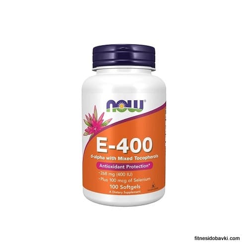 Now Vitamin E-400 D-alpha with Mixed tocopherols 100 softgels Now Vitamin E-400 D-alpha with Mixed tocopherols 100 softgels