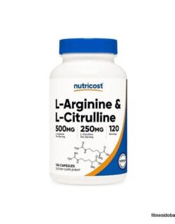 Nutricost L-arginine and L-citrulline 120 capsules