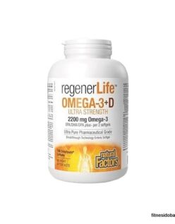 Natural Factors Regenerlife Omega 3+D 90 softgels